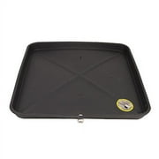 DiversiTech 6-3030L A/C Secondary Condensate Drain Pan, Outlet Long Side, Bottom 30" x 30", Overall Dimension 32" x 32", Depth 2"