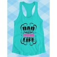 thumbnail image 3 of Dad Is My Best Friend Racerback Tank Women -Image by Shutterstock, Female Large, 3 of 4