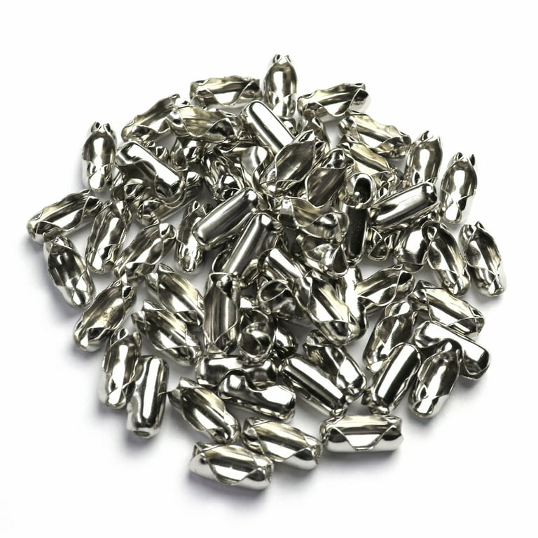 Ball Chain Connector Clasps 300 Pieces Number 6 Connectors Fits 3.2mm  Beaded Ball Chain