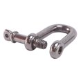 thumbnail image 4 of 10piezas M6X38mm Recto D-Grillete, Corto, Acero Inoxidable AISI 316, 4 of 4