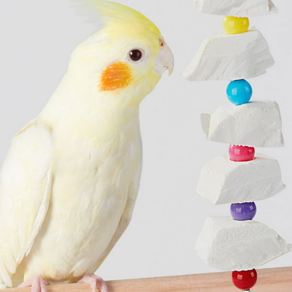 Worgeous Parrot Cuttlebone Chew Toy Bird Toys Pet Bird Toy 29X2.5CM