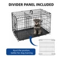 thumbnail image 5 of ABC Pet Folding Metal Dog Crate, Durable Double-Door Wire Pet Kennel with Leak-Proof Tray,48x30x32.7inch, 5 of 9