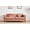 Rose, variant on Uspridefurniture Latisha 79.5'' Velvet Square Arm Sofa,Pink