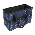 thumbnail image 1 of Bolsa organizadora de manualidades, bolsa de mano para guardar herramientas de pintura, organizador de papelería Azul oscuro, 1 of 9