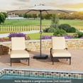 thumbnail image 5 of Kadyn Outdoor Patio Umbrella, Patio Market Umbrella,12 Feet Patio Umbrella with Crank Handle and 8 Sturdy Ribs-Beige, 5 of 10