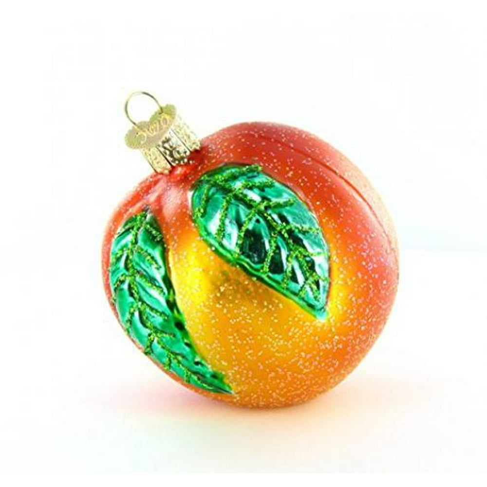 Peach Christmas Ornaments 