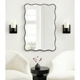 thumbnail image 4 of Kate and Laurel Zabler Modern Metal Wall Sconce, 5 x 6 x 10, Black, Round Candle Holder with Removable Glass Cylinder for Flameless Candle Display in Bedroom or Bathroom, 4 of 10