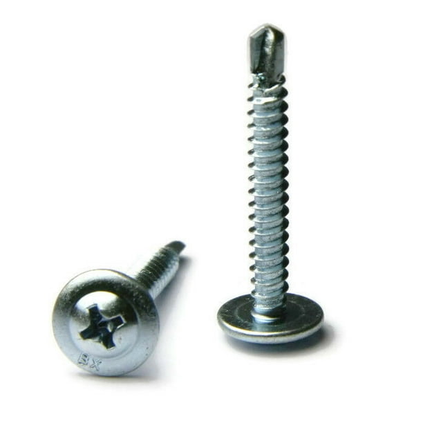 Phillips Modified Truss Head Self Drilling Lath Screws Zinc 10 x 3/4