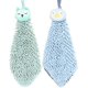 thumbnail image 1 of Paquete de 2 toallas de mano para colgar, suaves, de chenilla, divertidas, búho, pingüino, absorbentes, gruesas, para cocina y baño, 1 of 5