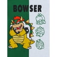 thumbnail image 2 of Bowser Boys Short Sleeve Sleep Top and Pants Pajama Set, 2-Piece, Sizes 4-12, 2 of 3