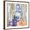 Brown Frame, variant on Art.com Timeless Buddha II Art Print by Surma & Guillen, 24" x 24"