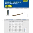 thumbnail image 2 of Broca Para Metal Alumino Cobre Laton Hss 3/8in Surtek Surtek BSB3/8, 2 of 3