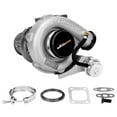 thumbnail image 1 of Fithood T04E T3/T4 .63A/R TURBO TURBOCHARGER COMPRESSOR 420+HP INTERNAL WASTEGATE V-BAND, 1 of 5
