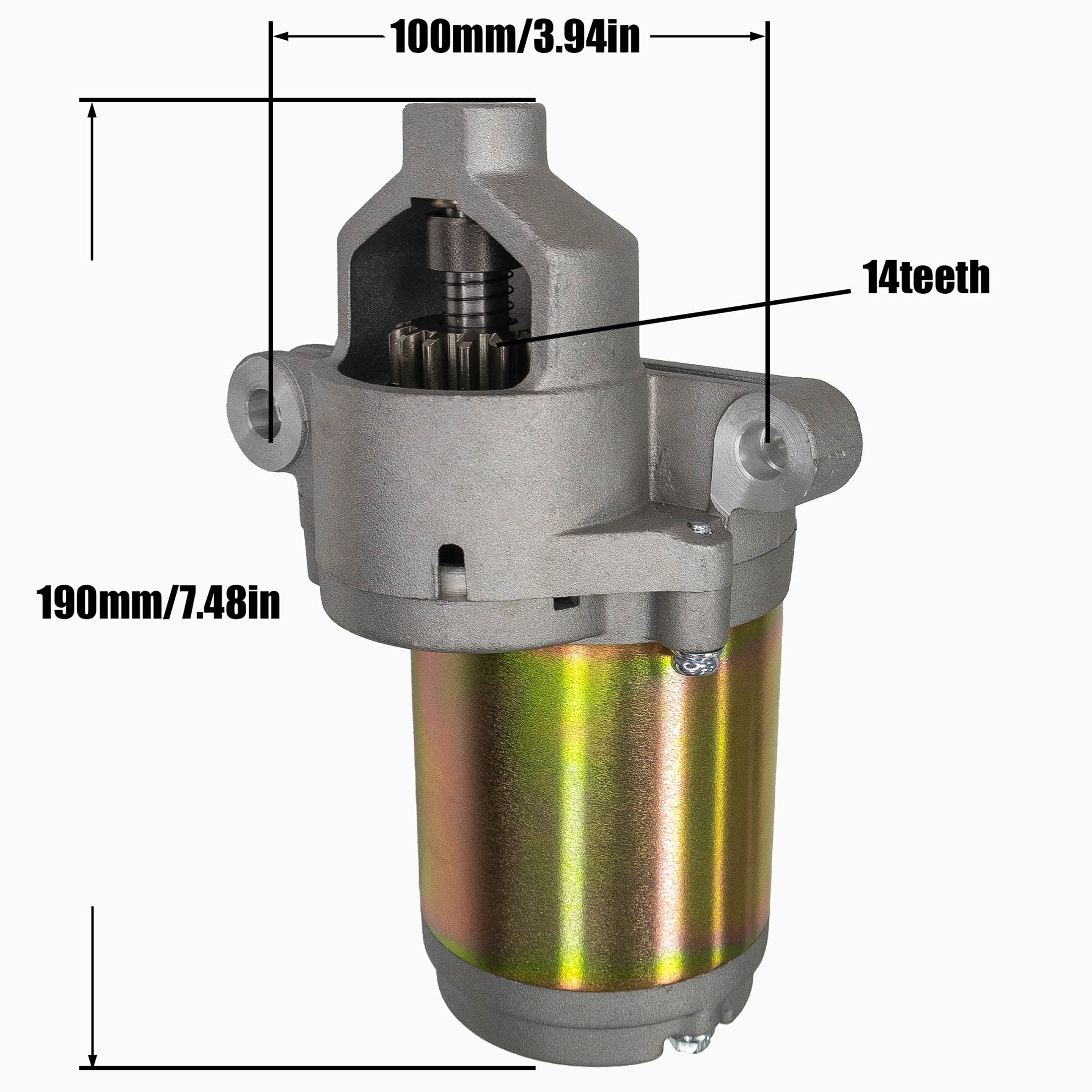 Fullas Starter  Motor for Mtd Yard Craftsman Riding Lawn Mower 420CC Engine 75112207 951-12207 751P12207A