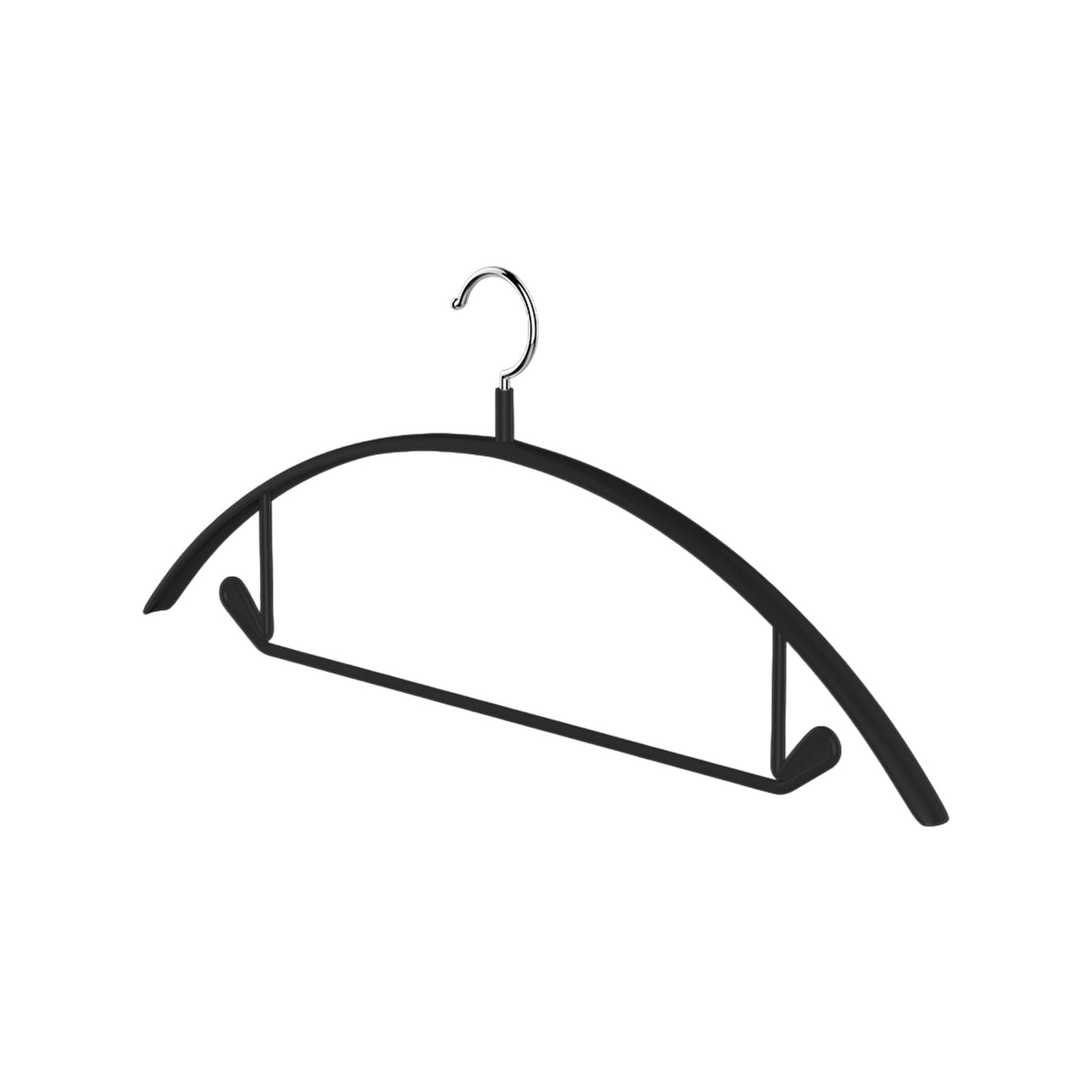 Tyidzon Clothes Hangers 10 Pack, Non Slip Metal Sweater Clothes Hangers No Shoulder Bump 16 Inch Heavy Duty Durable Coat Hanger for Closet, Suit, Dress, Jacket, Pant, Shirt