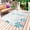 Duck green, variant on Blue Coastal Outdoor Rug 6x9 Ft - Reversible Patio Rug Outdoor Camping Rugs, Summer Beach Turtle Coral Starfish Jellyfish Indoor Outdoor Area Rugs, Non-Slip Outdoor Carpet Runner for Deck/Porch