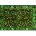 thumbnail image 1 of Ahgly Company Indoor Rectangle Abstract Green Modern Area Rugs, 2' x 4', 1 of 4