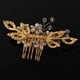 thumbnail image 5 of Clip de peine para el cabello, accesorios para el cabello, boda nupcial, de imitación, perla, flor, niña, dama Yuyangstore Peine de pelo, 5 of 8