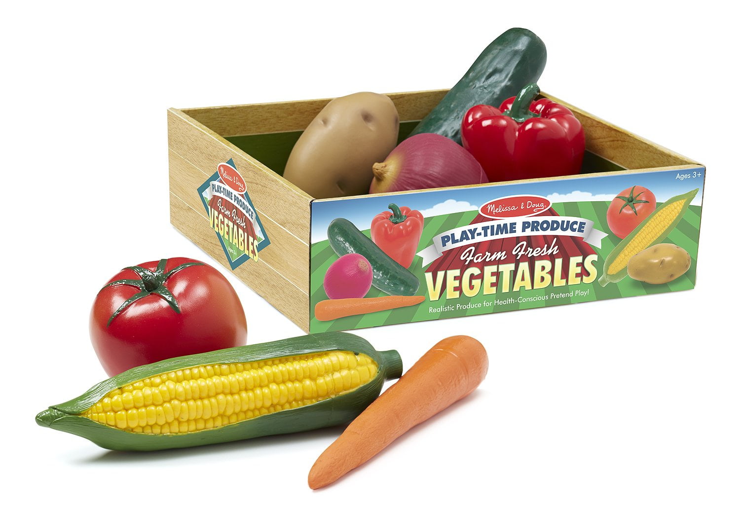 melissa & doug fruits & vegetables playtime set