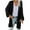 Black, variant on Womens Cardigan Sweaters Clearance Sale! ZVNAΖH Lightweight Fall Cardigan Sweaters for Women 2024 Casual Solid Color Loose Fit Sweaters