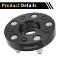 thumbnail image 6 of Unique Bargains 5x105mm Wheel Spacers 56.6mm / 2.23" M12x1.5 Hubcentric Wheel Spacer Forged Wheel spacers for Chevrolet Trax 2013-2020 Aluminium Alloy, 6 of 6