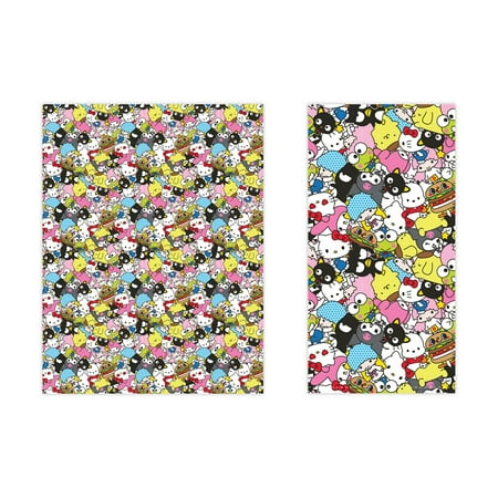 

Hello Kitty Anime Characters All Over Print Kitchen Decor Tea Towel