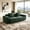 Green, variant on AUU Modular 2-Seat Boneless Velvet Sectional Sofa, No Assembly Required, Includes Throw Pillows, Compact Couch for Living Room