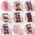 thumbnail image 2 of Nails Polish Stickers Gradient Gels Nail Strips Nails Polish Wraps Glittering Gels Nail Stickers Manicures Stickers, 2 of 4