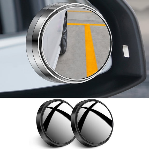 2 Pcs 360\u00b0 Adjustable Wide Angle Blind Spot Mirror for Cars
