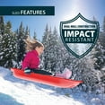 thumbnail image 6 of Lifetime 48 inch Premium Snow Sled 2-Pack, Red (91181), 6 of 10