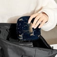 thumbnail image 6 of Constellation Small Bag Period Pouch Small Wire Pouch Zipper Pencil Case Pouch in Plush Fabric, Sponge, and Oxford Cloth - 4.7x6.6x6.6 in, Ideal for Menstrual Pad Storage, 6 of 6