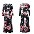 thumbnail image 4 of HAWEE Girls Casual Maxi Floral Dress Long Sleeve Pocket Dresses, 4 of 6
