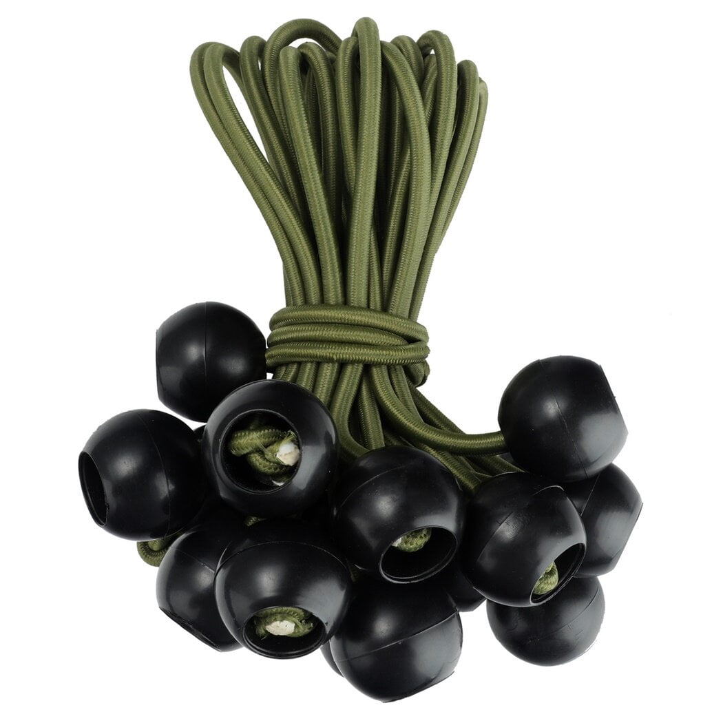 Sailholder Bungee Shock Cord Rope - 4PCs Marine Grade Elastic Stretch String For Kayak, Tarp, Camping