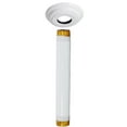thumbnail image 4 of Westbrass D3606A-50 1/2" IPS x 6" Round Ceiling Mount Shower Arm with Flange, Powder Coat White, 4 of 8