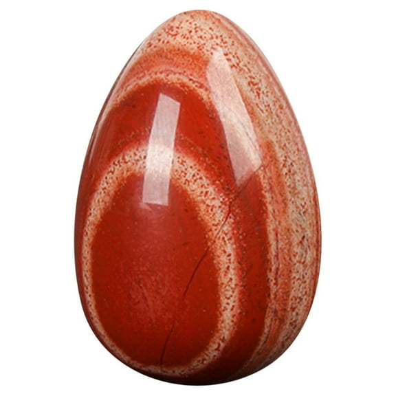 YYKihy Natural Crystal Jade Eggs Stone Healing Stone Massage Stone Playing Auxiliary Massage Beauty Stone Home Decoration Stone