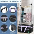 thumbnail image 6 of MOPHOTO Dance Bag with Garment Rack, 27" Dance Garment Bags for Dancers Girls Competition, Collapsible Rolling Dance Garment Bag with Wheels for Travel, Duffle Bag Luggage for Women and Men, 6 of 9