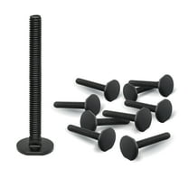 POWERTEC 10PK Table Saw Miter T Track Bolts, 5/16"-18, 3" Long Miter T Slot Bolts for Miter T Track, Table Saw, Router Table, Featherboard, Fits 3/4" x 3/8" Miter T-Slot (71612N)