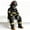 Color-a, variant on Firefighter Skeleton Shelf Sitter, Gothic Skull Resin Statue, Memorial Display Decor for Bookshelf and Office Desk, Collectible Appreciation Gift for First Responders (4 in,Color-C)