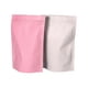 thumbnail image 4 of Grueso 100 Uds mate negro blanco rosa bolsas de pie termosellable papel de aluminio Mylar Zip Lock bolsas de plástico bolsa de almacenamiento de alimentos, 4 of 5