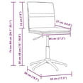 thumbnail image 2 of vidaXL Dining Chair Black Velvet, 2 of 5