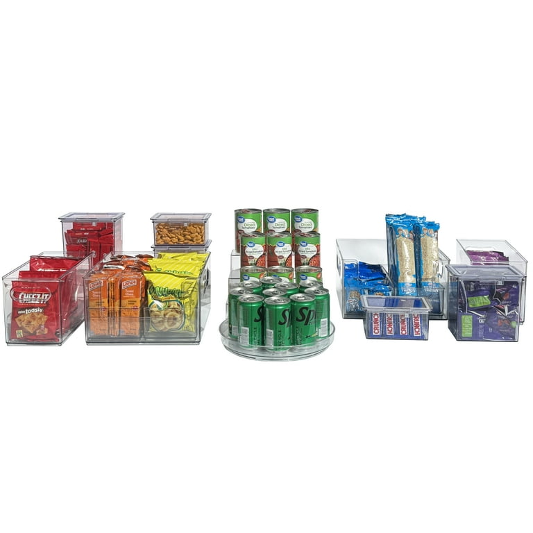 fantastics クリアピクチャーコンプリートセット iDESIGN Kitchen and Pantry Storage Bins, 18-piece Set | Costco