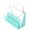 Aqua, variant on Metal Mesh Mail Sorter Organizer Countertop Paper Sorter for Desk with Three Tiers Letter Organizer and Outgoing Mail Holder