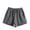 *Gray, variant on ClodeEU Women's Elastic Waist Shorts,Lightweight Casual Solid Loungewear Shorts with Pockets Army Green,Women's Plus L