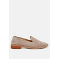 thumbnail image 2 of OLIWIA Taupe Classic Suede Loafers, 2 of 6
