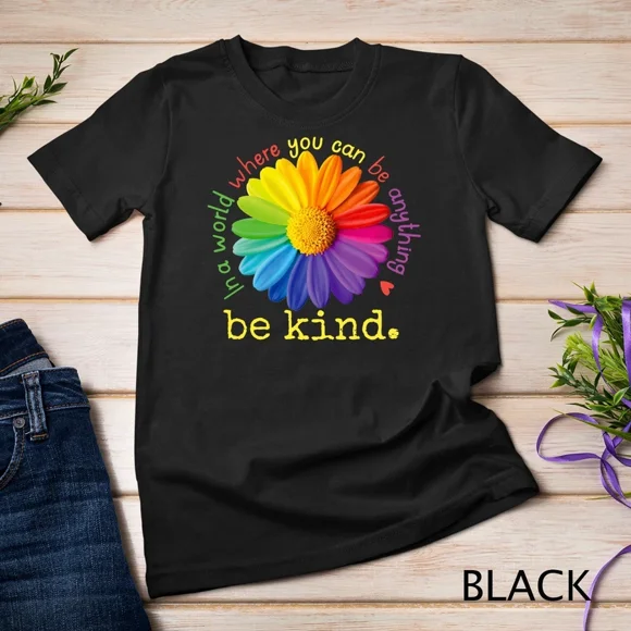 Autism Awareness Be Kind Inspirational Quote Graphic Tee Support Top,for men and women up to 3XL