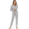thumbnail image 3 of Ensemble Pyjama pour Femmes avec Poches à Manches Longues, 3 of 5