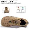 thumbnail image 5 of Hiking Barefoot Shoes,Wide-Toe Shoes Zero-drop Comfortable Slip-Resistant Barefoot Water Shoes, Women's Athletic Hiking Shoes(Khaki), 5 of 7