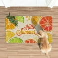 thumbnail image 2 of Summer Door Mat 30 X 17 Inch Hello Summer Lemon Doormat Indoor Outdoor Entrance Floor Mat Non Slip Summer Decor Rubber Welcome Mats, 2 of 6
