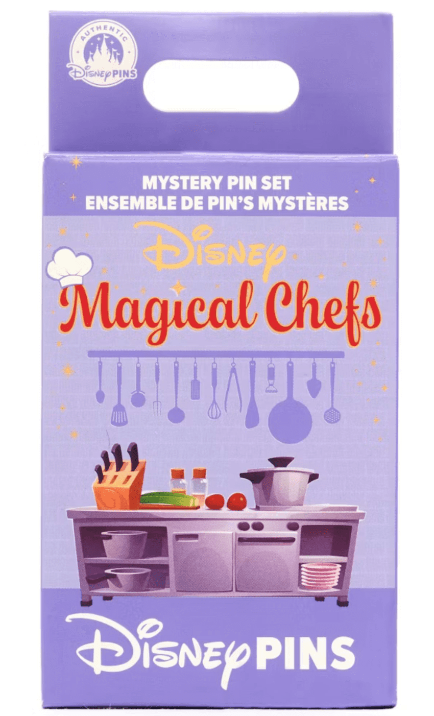 Disney, Magical Chefs Mystery Pin Set, Enamelled Cloisonné, Sealed
