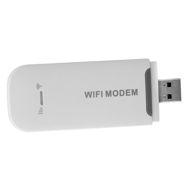 4G LTE USB Portable WiFi Router, Pocket MobileHotspot USB Modem Plug And Play Multi User Sharing Inserted Standard SIM Card Portable Travel Hotspot